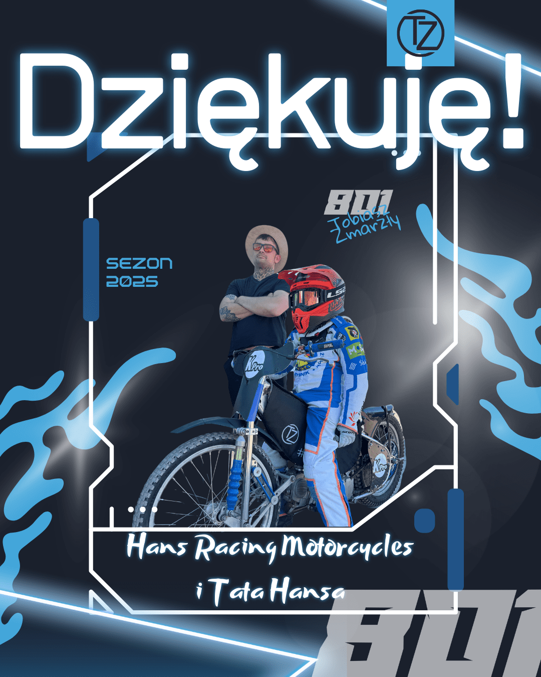 Hans Racing Motorcycles: Mechaniczne Serce T.Z.Racing #801